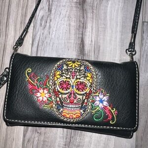 sugar skull purse